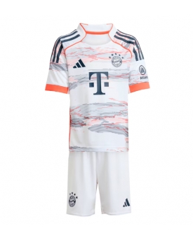 Bayern Munich Maglia Gara Trasferta Repliche 2025-26 Bambino Maniche Corte